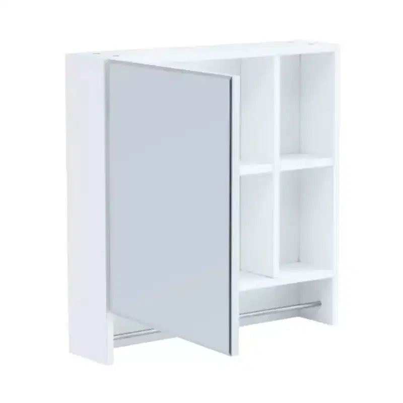 Armoire de toilette murale, Armoire à pharmacie, Meuble de rangement au-dessus des toilettes avec étagères