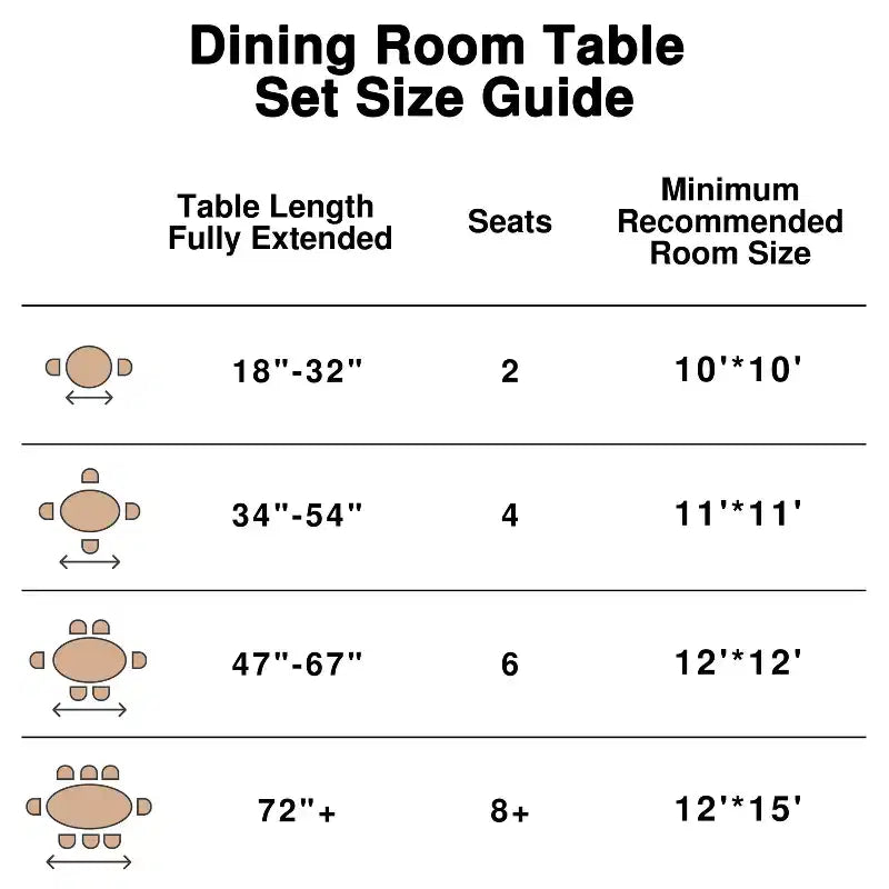 Table à manger rectangulaire 67 "Farmhouse" marron pour 4-6 personnes avec pieds de table arqués et ronds pour salle à manger et salon