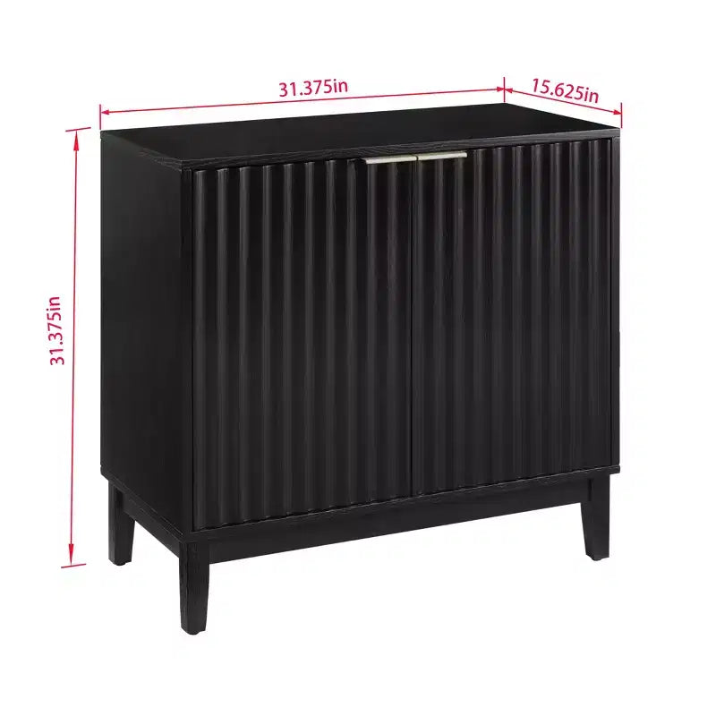 31 Meuble buffet bas, buffet de bar à café en bois avec étagère réglable, console d'entrée, armoire de sol pour cuisine