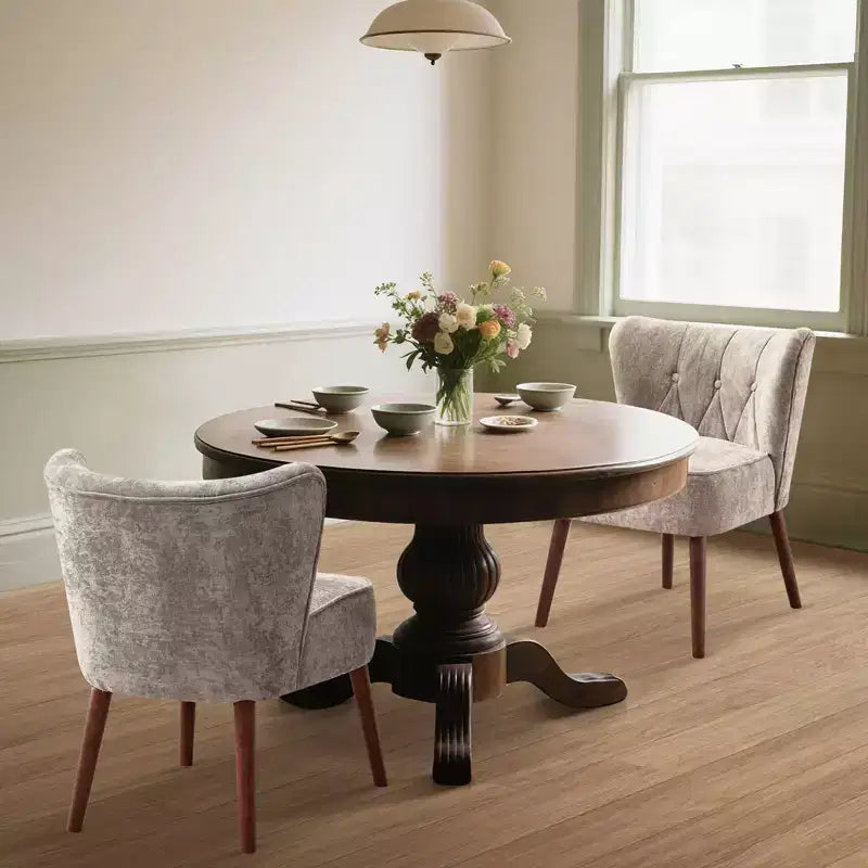 Fauteuil d'appoint pour salon, fauteuil de salon en bois et tissu, chaise d'appoint pour salon, chambre, salle de lecture