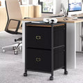 Mobile 2/3-Drawer Filing Cabinet, Under Desk Storage Drawers on Wheels for Home Office Organization